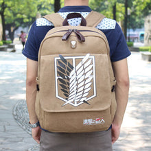 DUDINI Attack On Titan Backpacks School Shoulders Bag Anime Printing Backpack Men Women Knapsack Travel Bag Shingeki No Kyojin