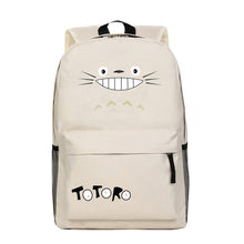 DUDINI Totoro Miyazaki Canvas Men And Women Shoulder Bags Cartoon Casual Computer Backpacks Leisure Package Anime TOTORO