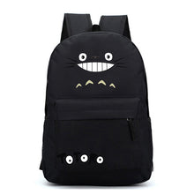 DUDINI Totoro Miyazaki Canvas Men And Women Shoulder Bags Cartoon Casual Computer Backpacks Leisure Package Anime TOTORO