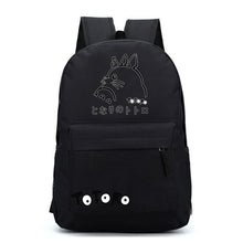DUDINI Totoro Miyazaki Canvas Men And Women Shoulder Bags Cartoon Casual Computer Backpacks Leisure Package Anime TOTORO