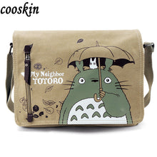 Fashion Totoro Crossbody Bag Men Messenger Bags Cartoon Anime Neighbor Male School Letter Tote Handbag