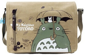 Fashion Totoro Crossbody Bag Men Messenger Bags Cartoon Anime Neighbor Male School Letter Tote Handbag